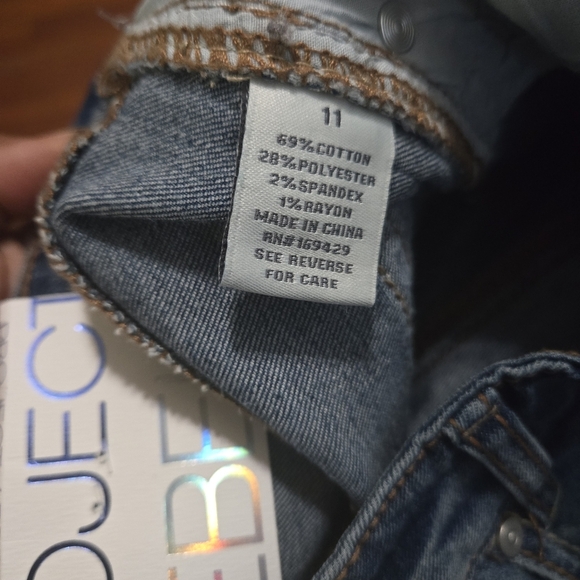 Forever 21 Blue Distressed Jean Shorts - Picture 6 of 6